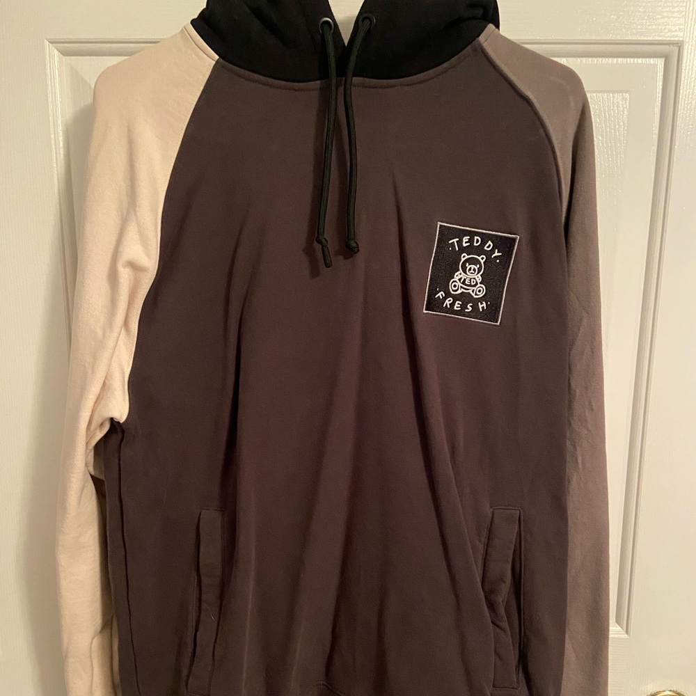 Colorblock Teddy Fresh hoodie